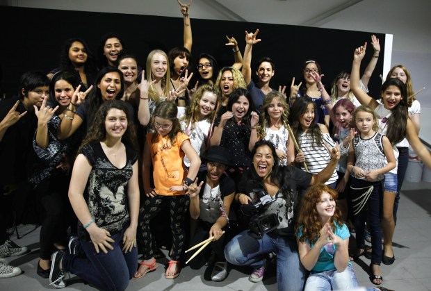 The girls at the last Rock camp